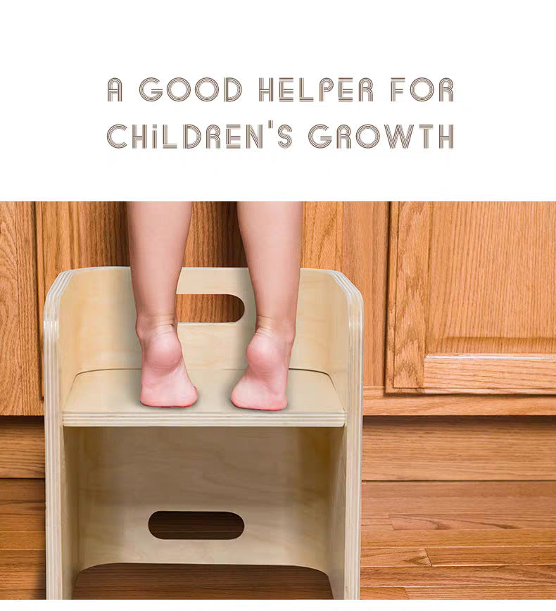 2-in-1 Kids Step Stool - High Chair for kids and family play, image 5