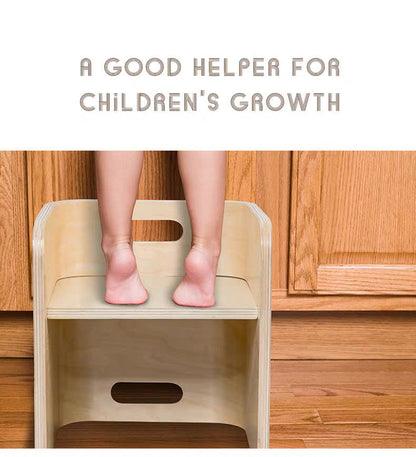 2-in-1 Kids Step Stool - High Chair for kids and family play, image 5