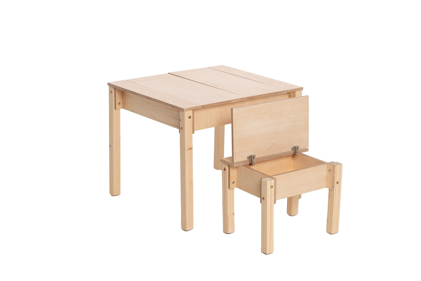 2-in-1 Kids Step Stool - with Storage for kids and family play, image 3