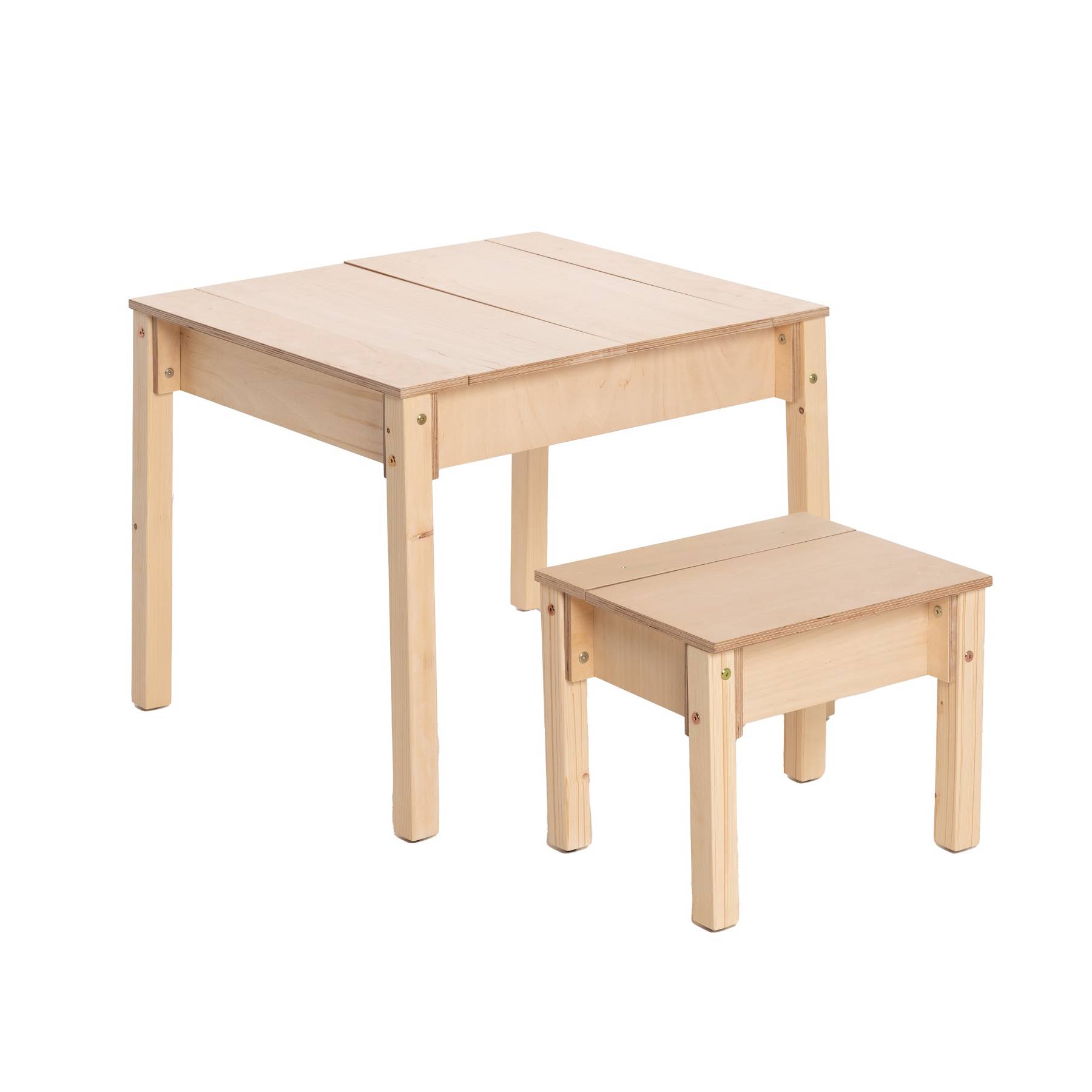 2-in-1 Kids Step Stool - with Storage for kids and family play, image 1