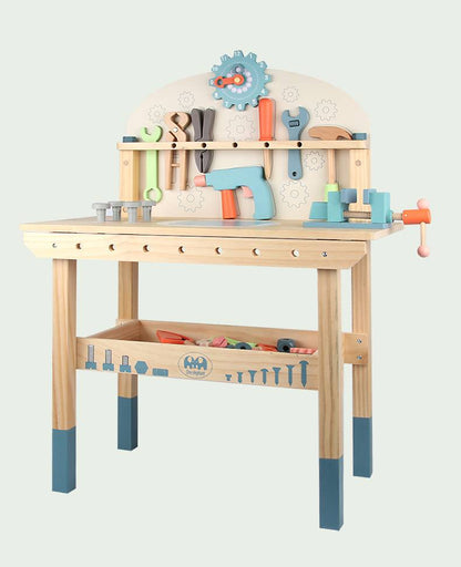 Kids Wooden Workbench - with Storage for kids and family play, image 8