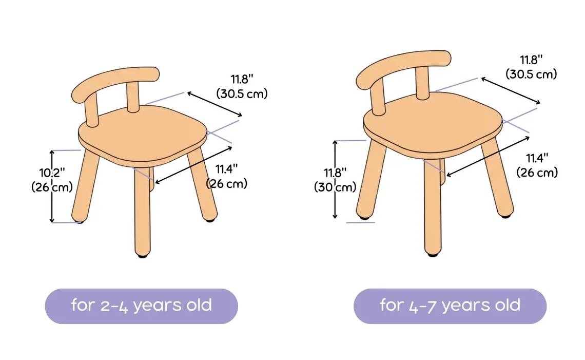 Wooden Kids Chair - Chair for kids and family play, image 4