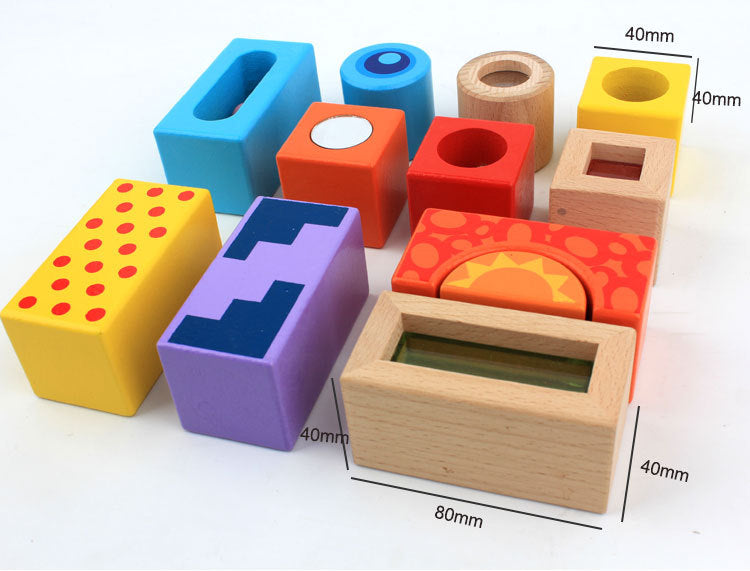 Wooden Building Blocks - Building Blocks for kids and family play, image 9
