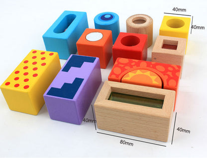Wooden Building Blocks - Building Blocks for kids and family play, image 9