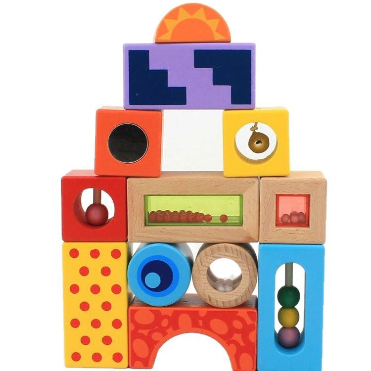 Wooden Building Blocks - Building Blocks for kids and family play, image 4