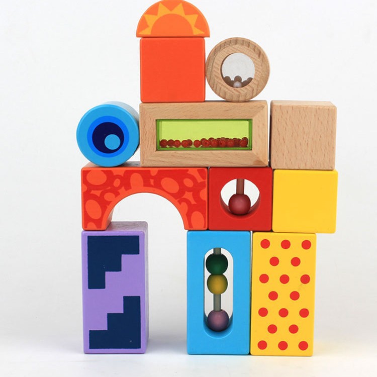 Wooden Building Blocks - Building Blocks for kids and family play, image 6