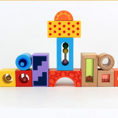 Wooden Building Blocks - Building Blocks for kids and family play, image 8