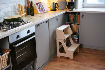 Foldable Wooden Kids Chair for kids and family play, image 7