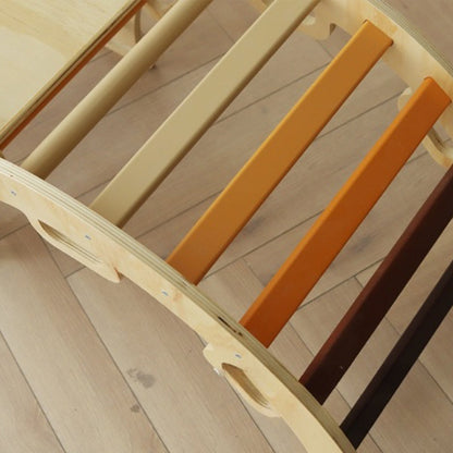 Foldable Wooden Climbing Triangle - With Slide for kids and family play, image 11
