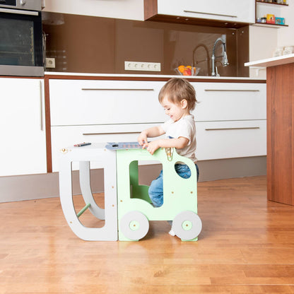 Classic 3-in-1 Convertible Learning Tower for kids and family play, image 25