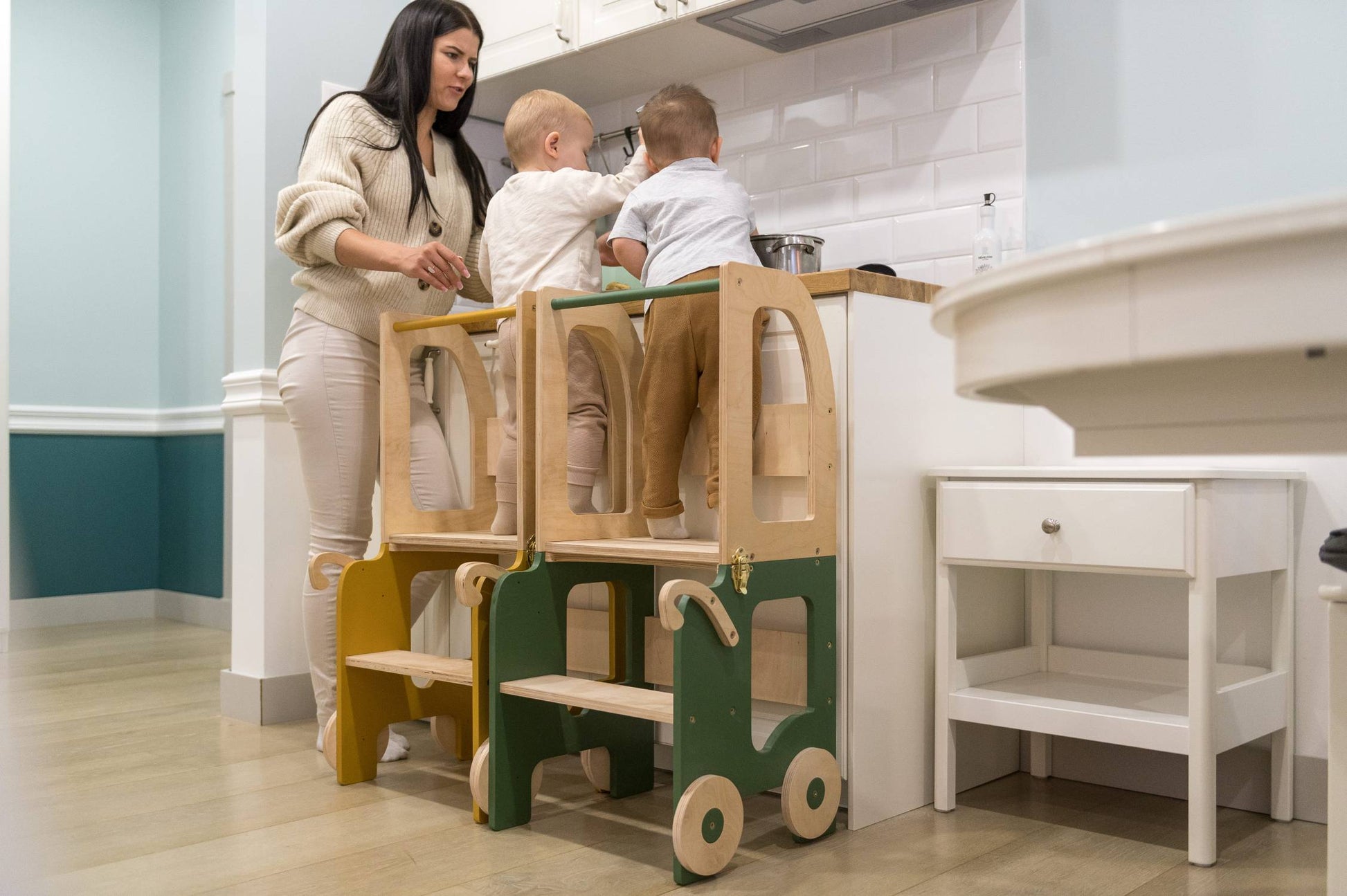 3-in-1 Convertible Learning Tower for kids and family play, image 6