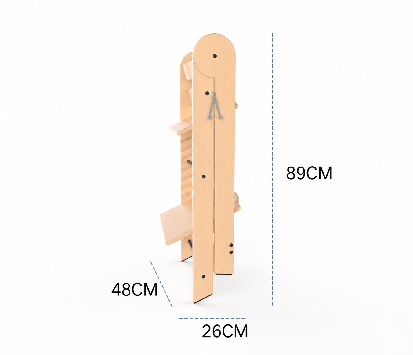 Foldable Adjustable High Chair for kids and family play, image 9