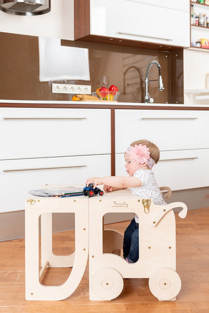 3-in-1 Convertible Learning Tower for kids and family play, image 4