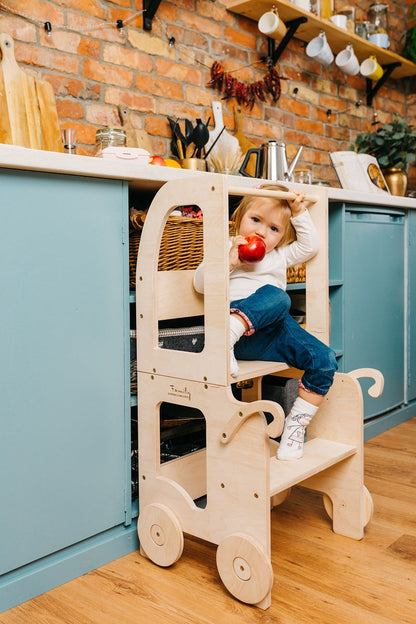 3-in-1 Convertible Learning Tower for kids and family play, image 8