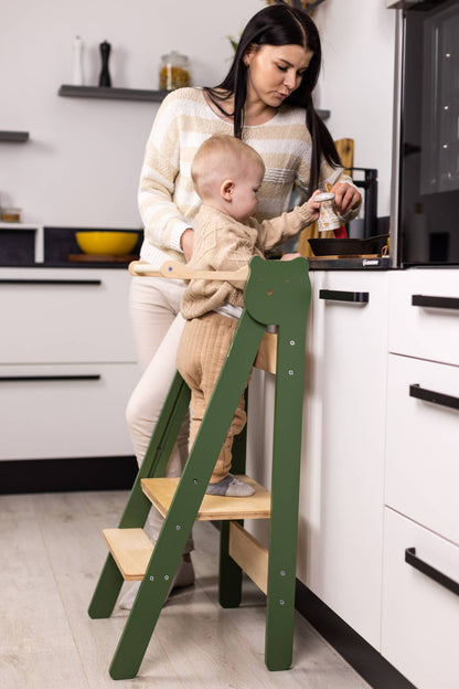 Foldable Learning Tower - Foldable Design for kids and family play, image 8