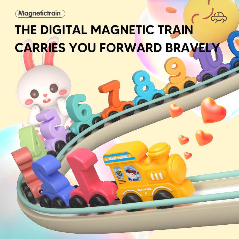 Magnetic Number Train for kids and family play, image 4