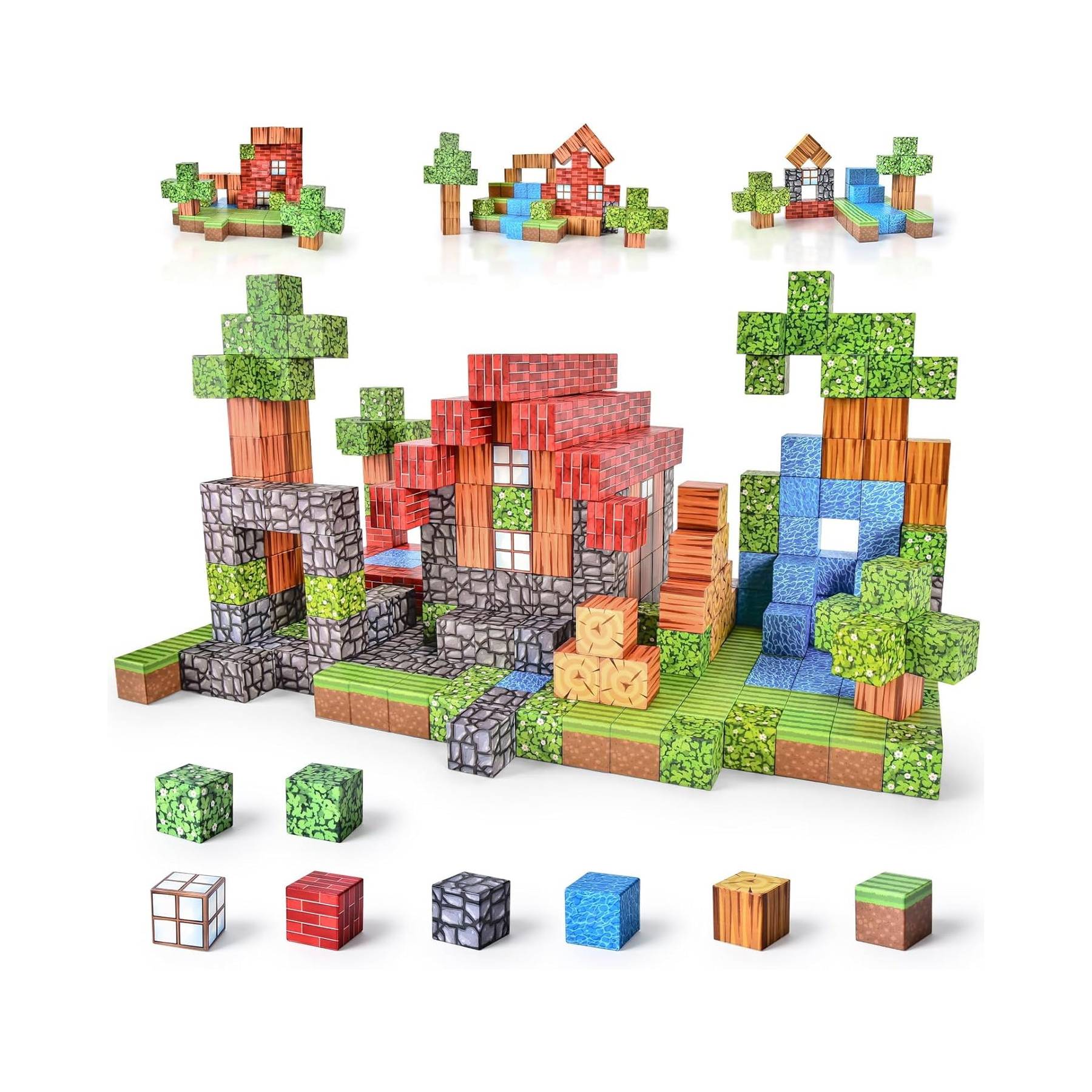 Magnetic Building Blocks Set - Starter Set for kids and family play, image 1