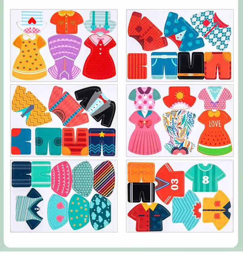 Montessori matching toy for colors and patterns
