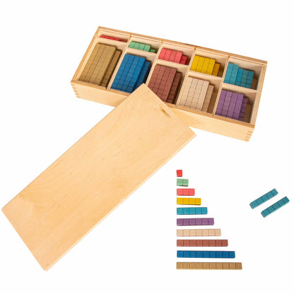 Wooden Math Learning Toy - Compact Set for kids and family play, image 1