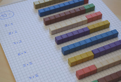 Wooden Math Learning Toy - Compact Set for kids and family play, image 8