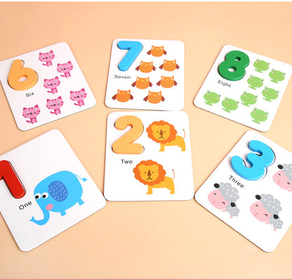 Wooden Math Learning Toy - Large Set for kids and family play, image 3