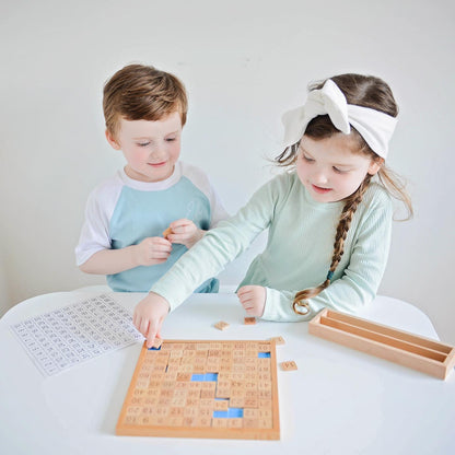 Wooden Math Learning Toy - Number Board for kids and family play, image 2
