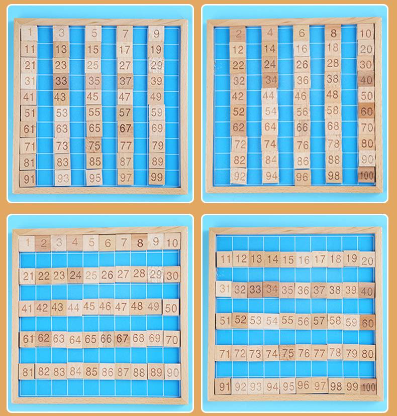 Wooden Math Learning Toy - Number Board for kids and family play, image 14