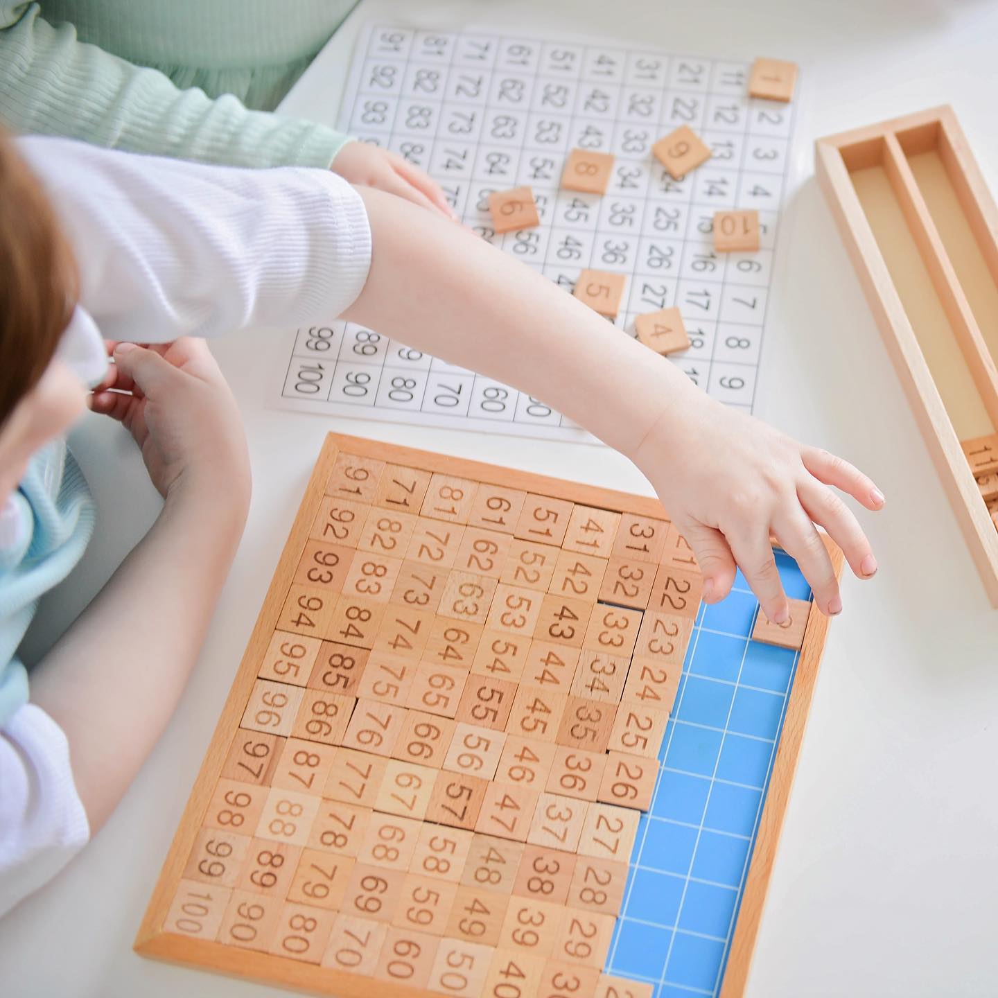 Wooden Math Learning Toy - Number Board for kids and family play, image 6