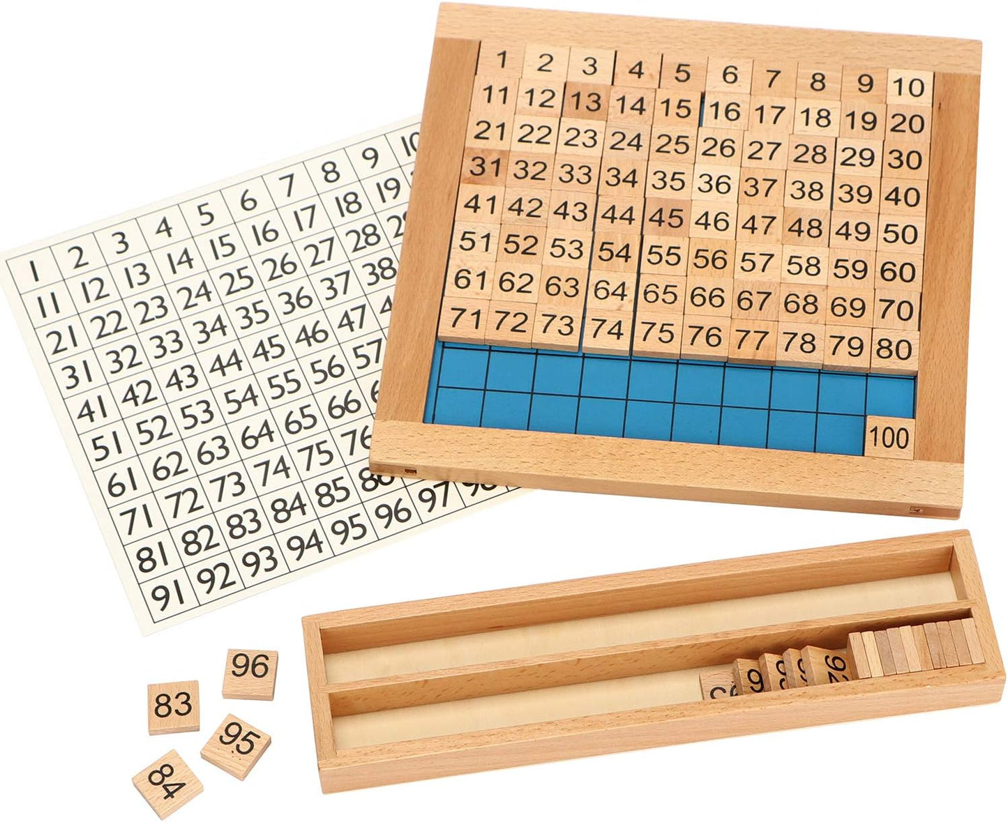 Wooden Math Learning Toy - Number Board for kids and family play, image 15