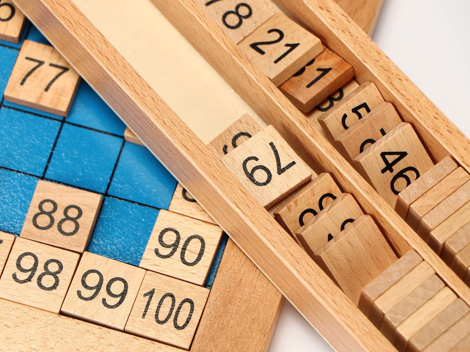 Wooden Math Learning Toy - Number Board for kids and family play, image 11