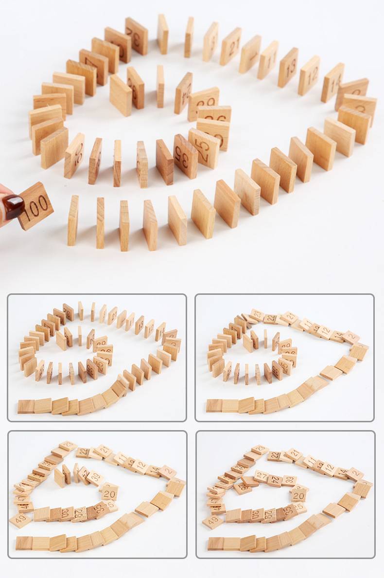 Wooden Math Learning Toy - Number Board for kids and family play, image 8