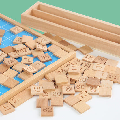 Wooden Math Learning Toy - Number Board for kids and family play, image 10