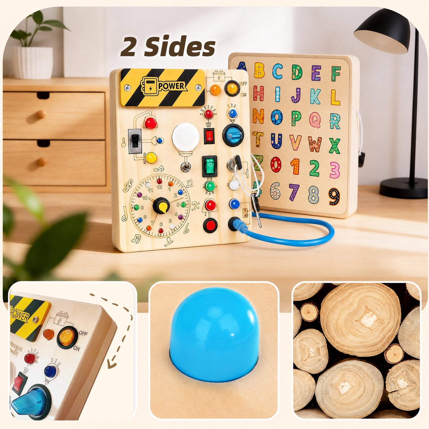 Montessori inspired sensory toy helping toddlers explore and learn