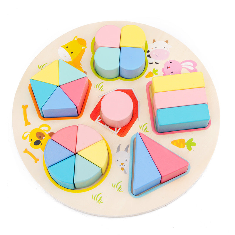 Wooden Peg Board Toy for kids and family play, image 1