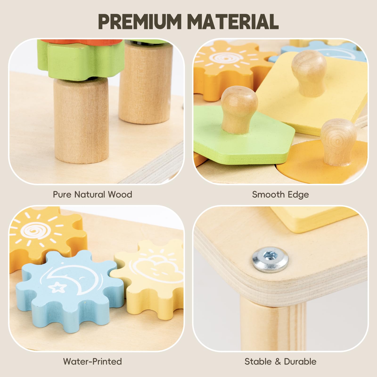 Shape sorting activity developing toddler problem solving skills