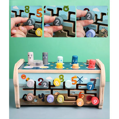 Montessori toddler learning toy for fine motor skills and early development