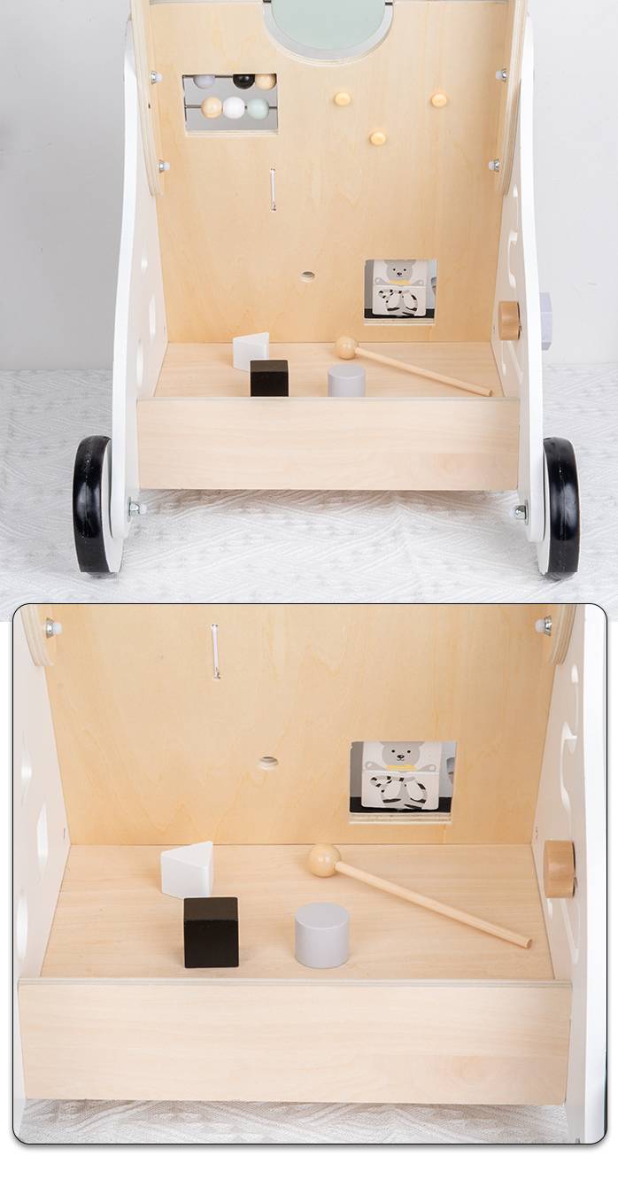 Wooden Baby Walker - Busy Board for kids and family play, image 13
