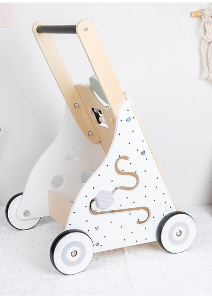 Wooden Baby Walker - Busy Board for kids and family play, image 11