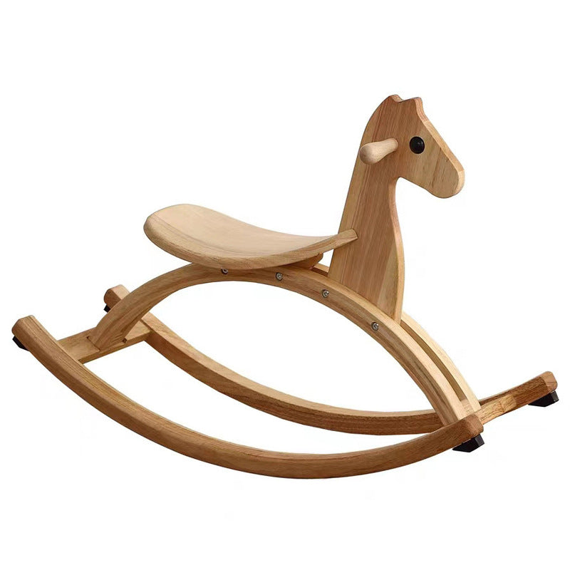 Wooden Rocking Horse for kids and family play, image 1