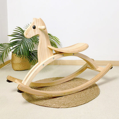 Wooden Rocking Horse for kids and family play, image 5