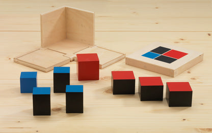 Binomial and Trinomial Cube Set for kids and family play, image 2