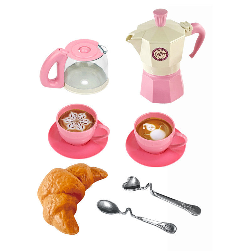 Wooden Coffee Play Set - with Wheels for kids and family play, image 1