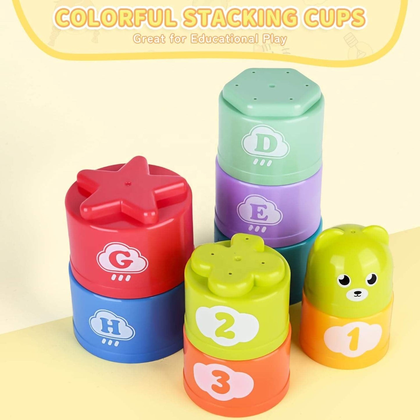 Wooden Shape Sorter - Deluxe Set for kids and family play, image 4
