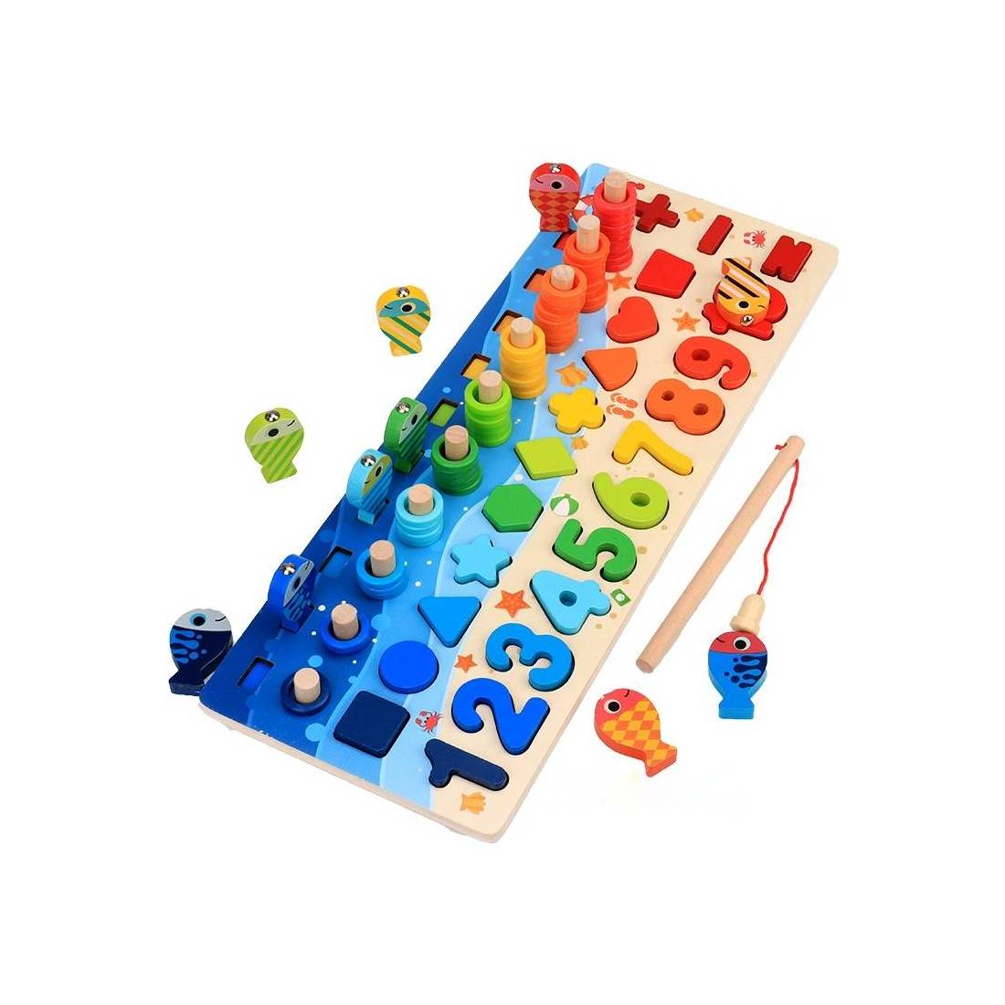 Wooden Counting Board for kids and family play, image 1