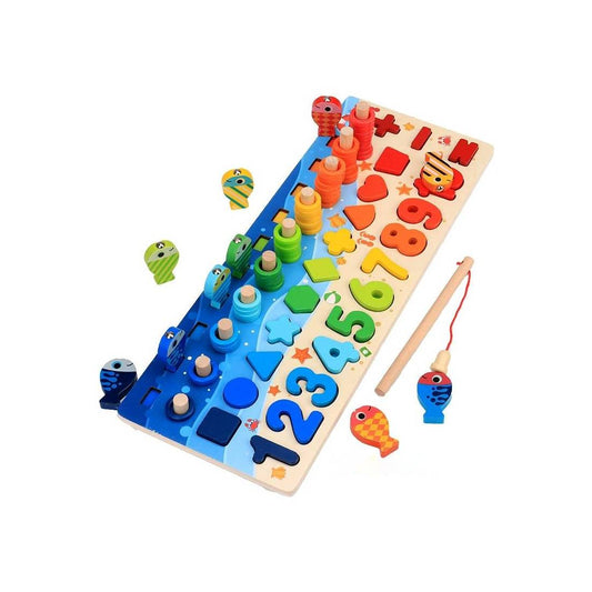 Wooden Counting Board for kids and family play, image 1