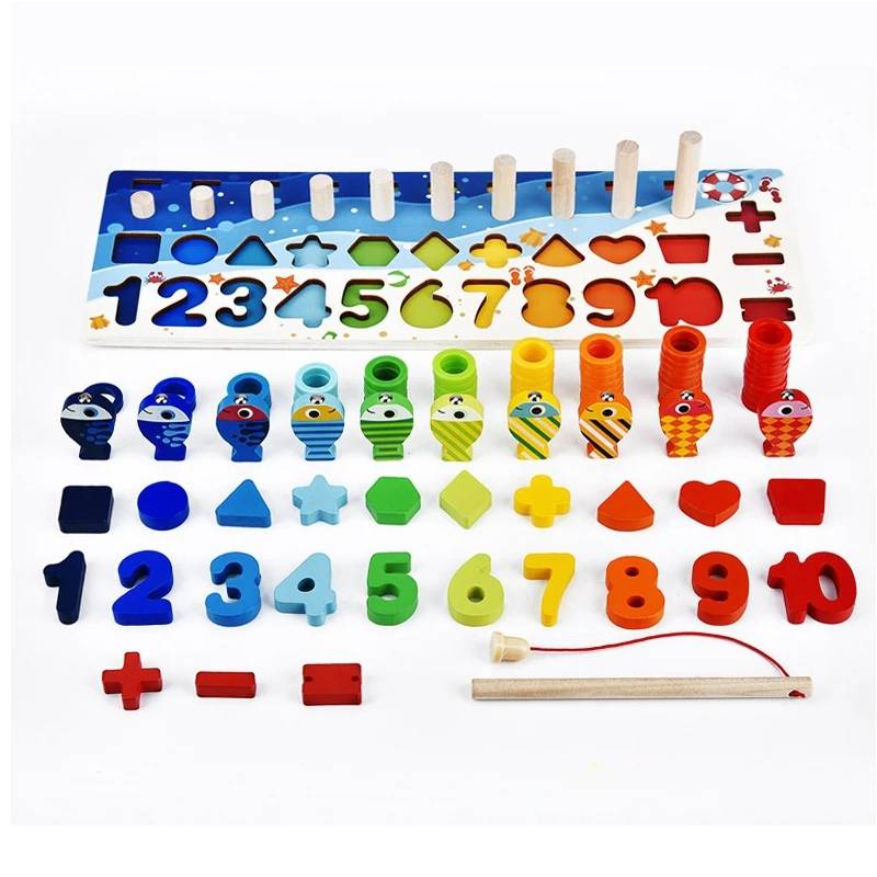 Wooden Counting Board for kids and family play, image 4