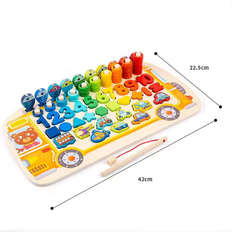 Wooden Counting Board for kids and family play, image 5