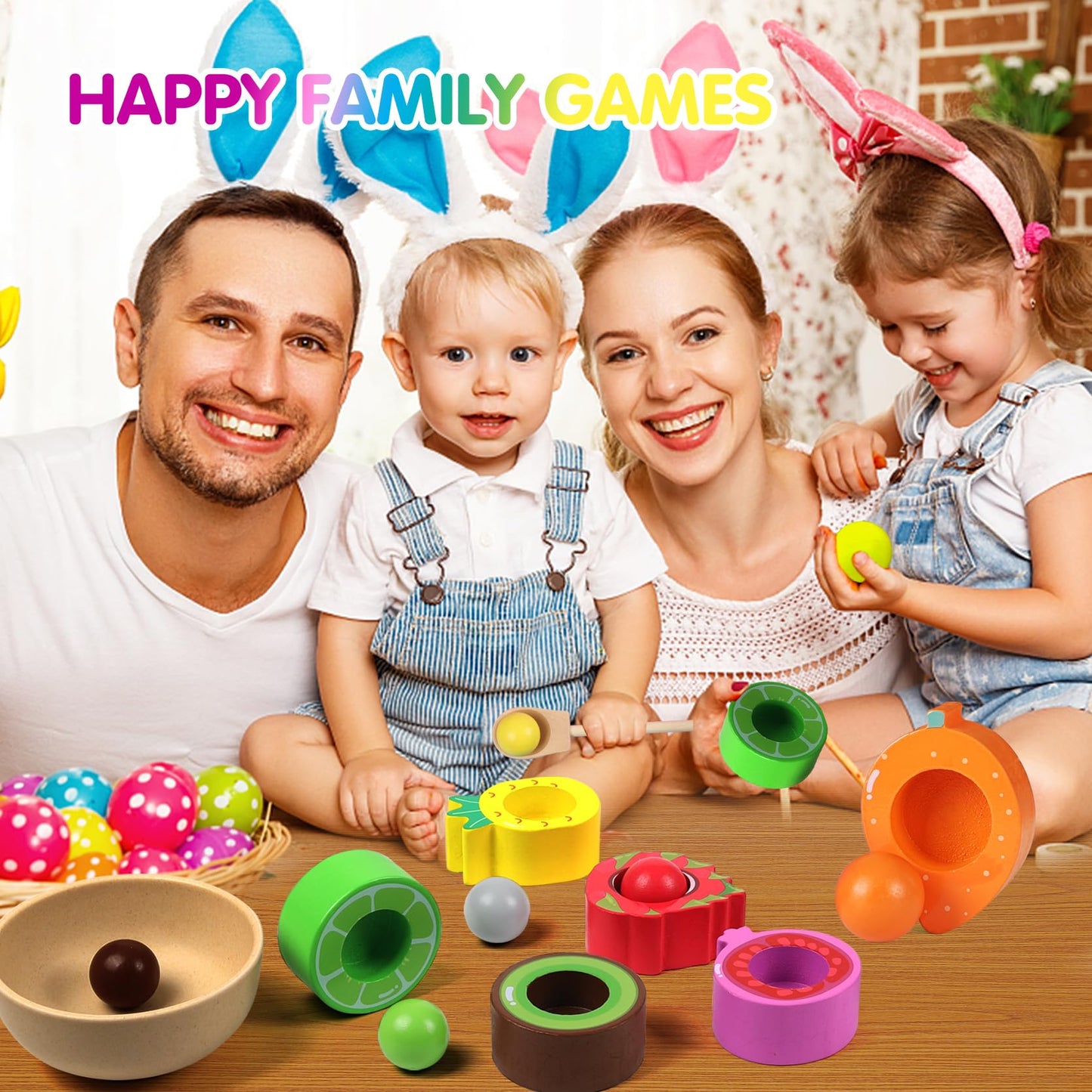 Wooden Fruit Sorting Toy for kids and family play, image 11