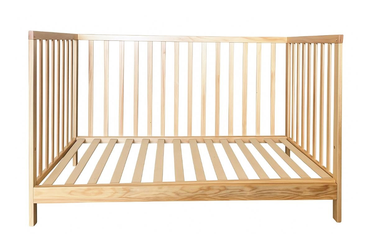 Adjustable Wooden Baby Crib for kids and family play, image 3