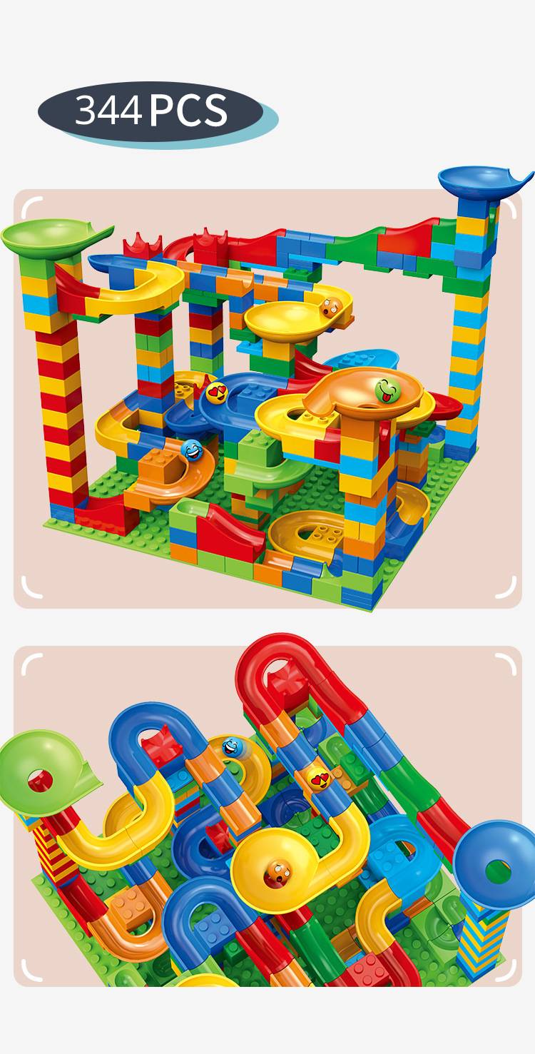 Marble Run Building Set - 514 Pieces for kids and family play, image 9